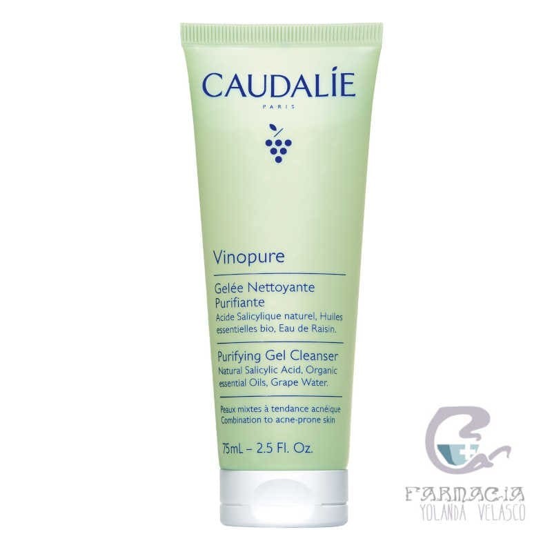 Caudalie Vinopure Gelatina Limpiadora Purificante 75 ml