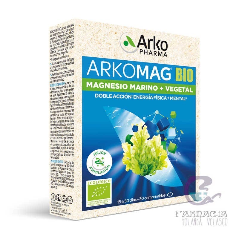 Arkovital Doble Magnesio Bio 30 Comprimidos