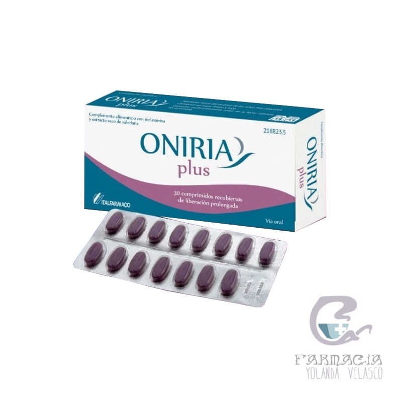 Oniria Plus 30 Comprimidos Recubiertos Liberación Prolongada