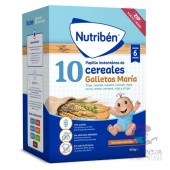 Nutriben 10 Cereales Galletas María 600 gr