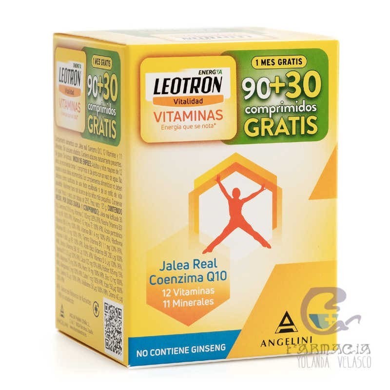 Leotron Vitaminas 120 Comprimidos