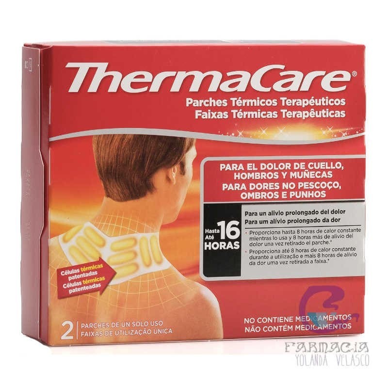 Thermacare Parche Térmico Cuello Hombro Muñeca 2 Parches