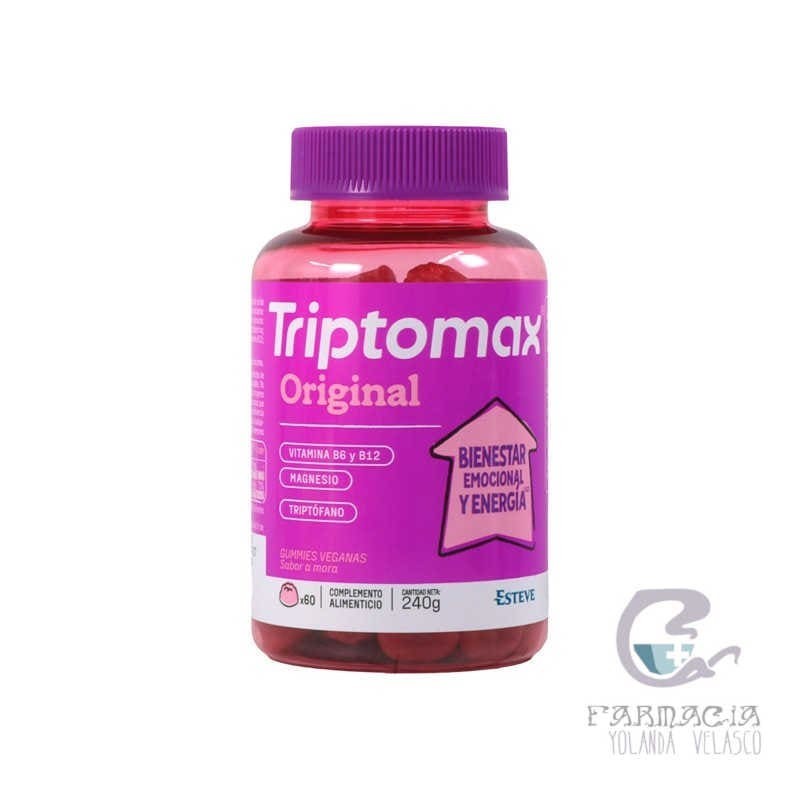 Triptomax Original 60 Gummies Sabor Mora
