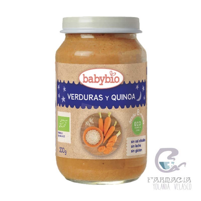 Babybio Potito Buenas Noches Verduras y Quinoa 200 gr