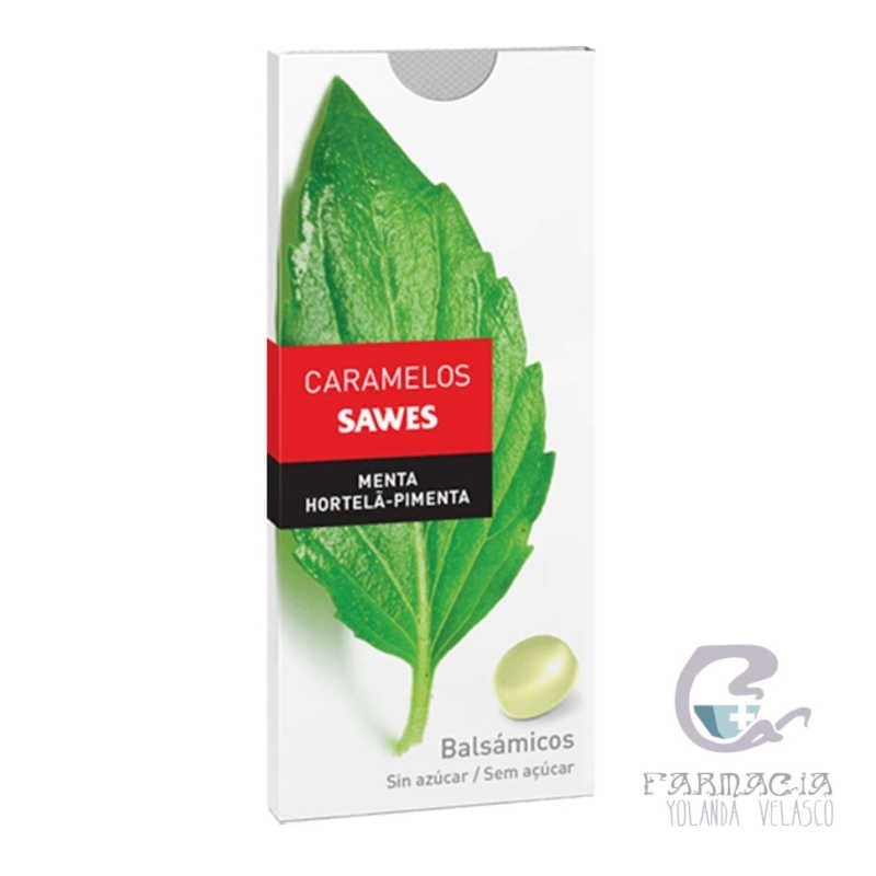 Sawes Caramelos blister Sin Azucar 22 gr Sabor Menta