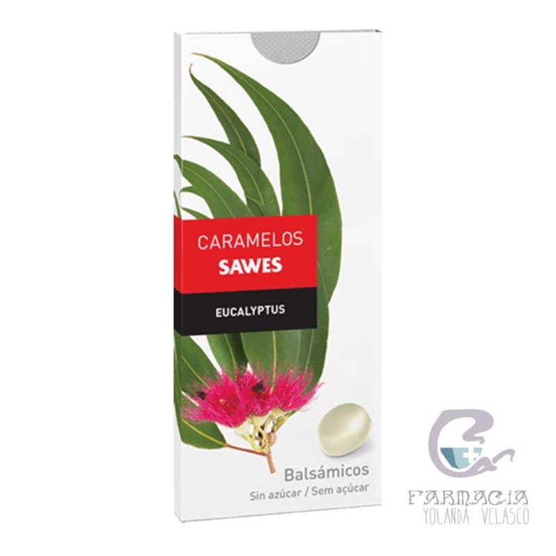 Sawes Caramelos blister Sin Azucar 22 gr Sabor Eucalipto