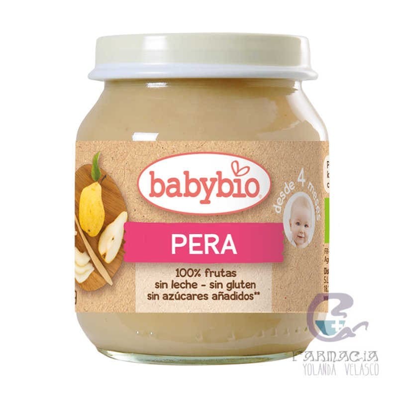 Babybio Potito Pera +4 Meses 130 gr