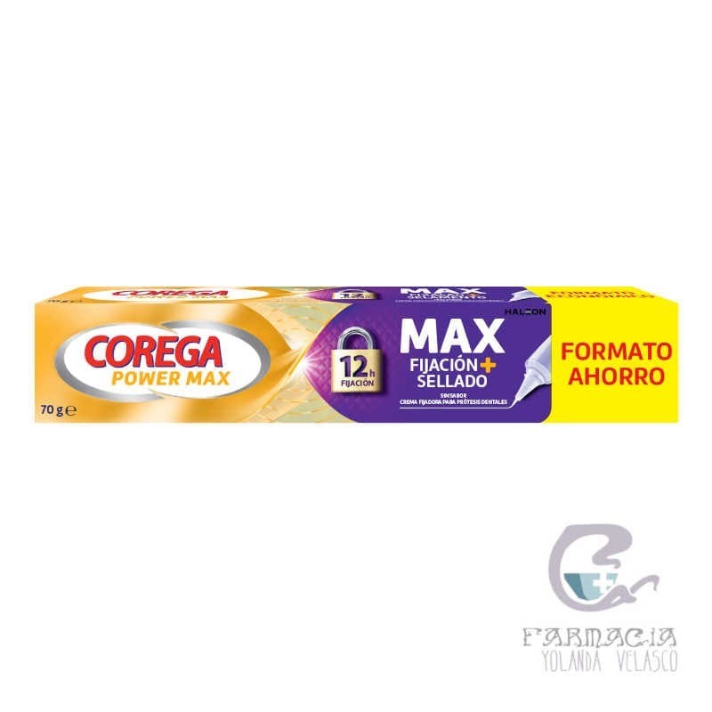 Corega Max Fijación + Sellado Adhesivo Prótesis Dental 70gr