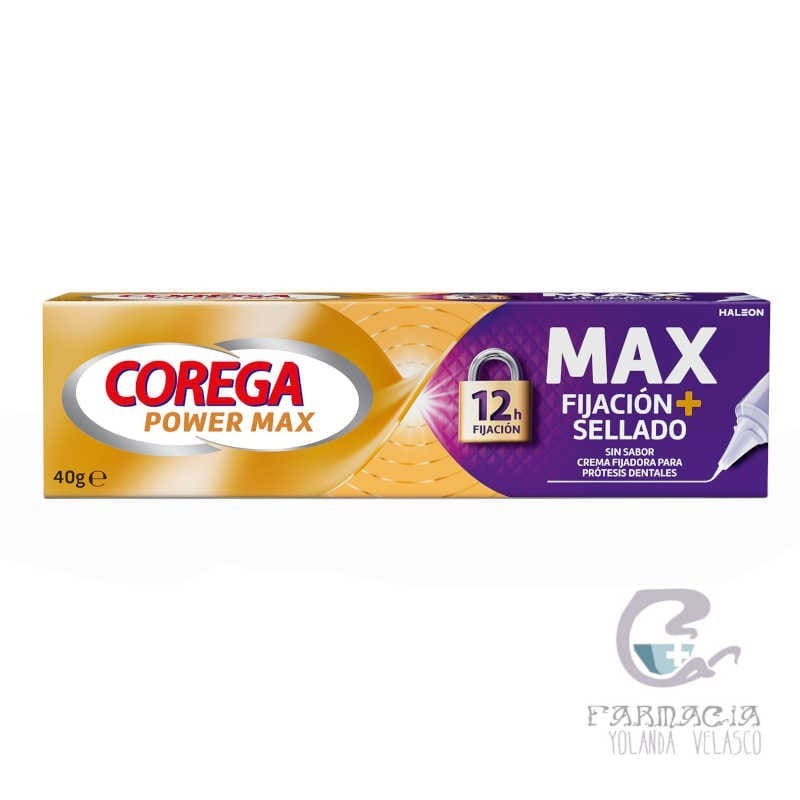 Corega Max Fijación + Sellado Adhesivo Prótesis Dental 40 gr