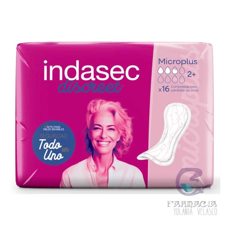 Indasec Discreet Micro Plus 16 Unidades