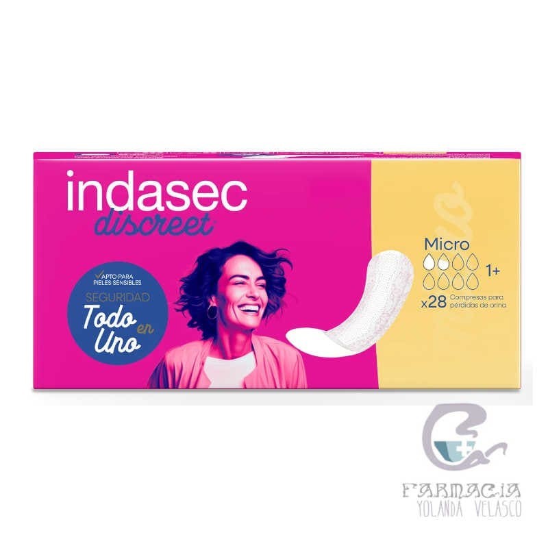 Indasec Compresa Pérdidas Leves Micro 28 Unidades