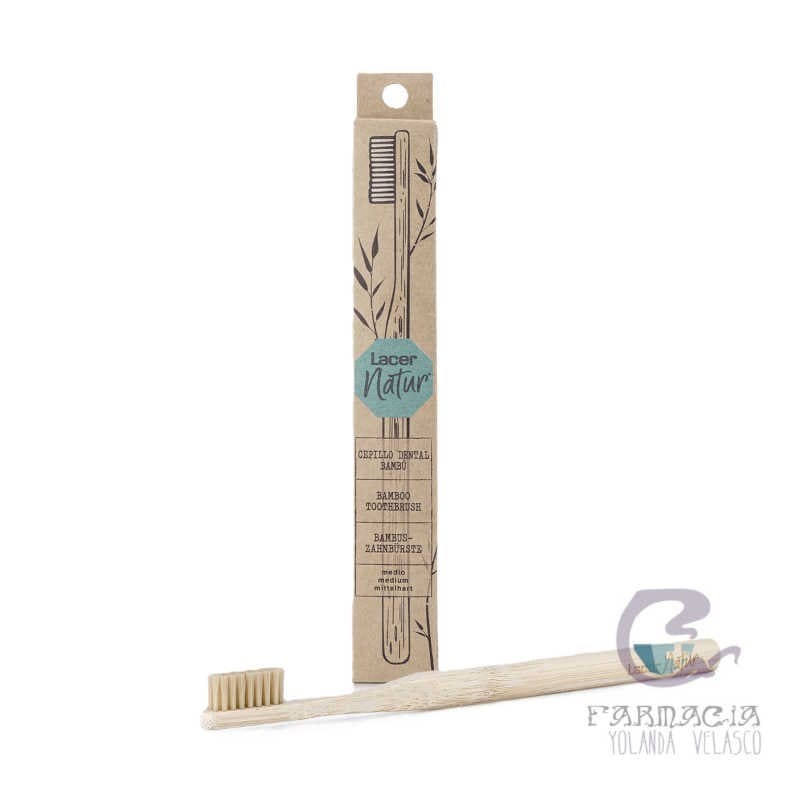 Cepillo Dental Adulto Lacer Natur Bambú Medio