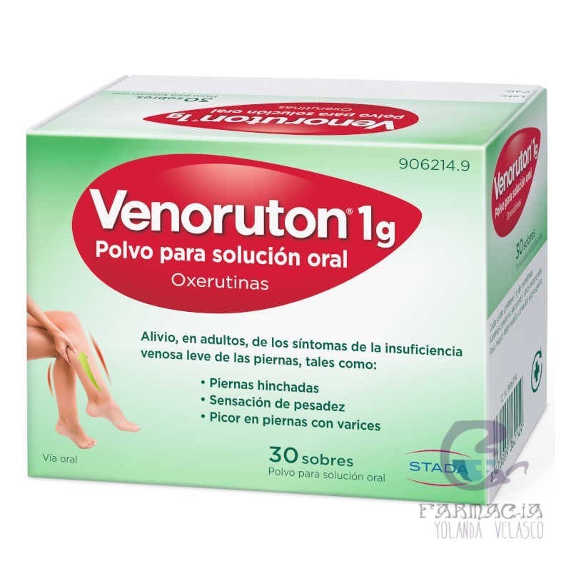 Venoruton 1 g 30 Sobres Polvo Solución Oral