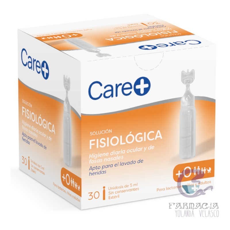Care+ Solución Fisiológica 30 Monodosis 5 ml