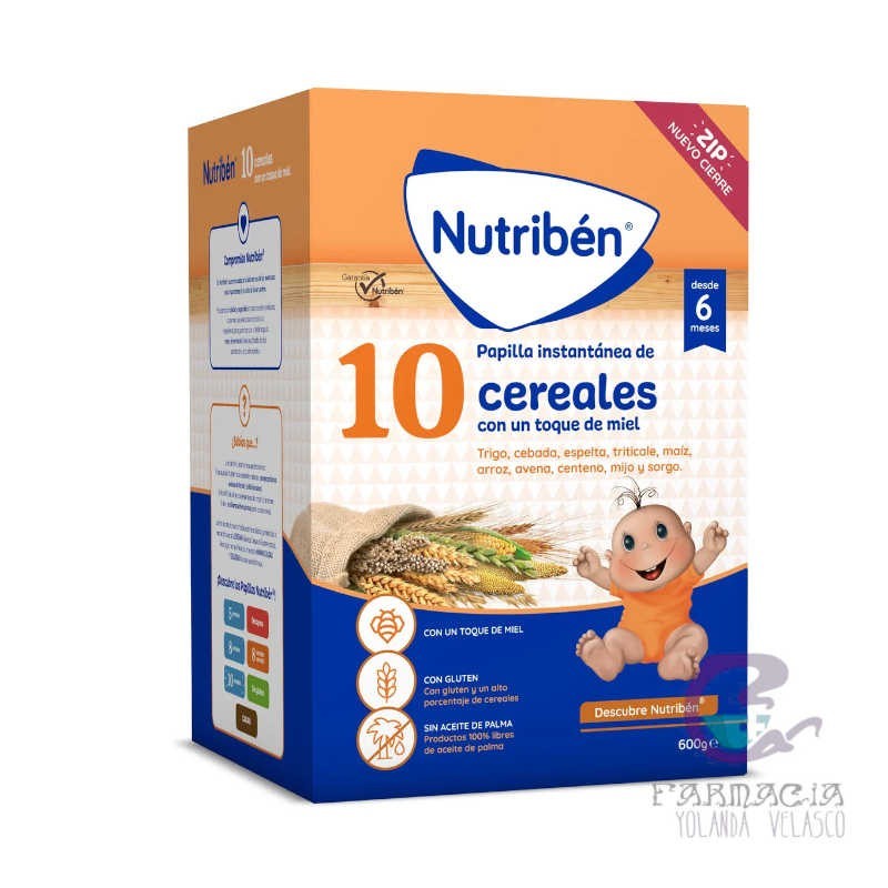 Nutriben 10 Cereales Miel 600 gr