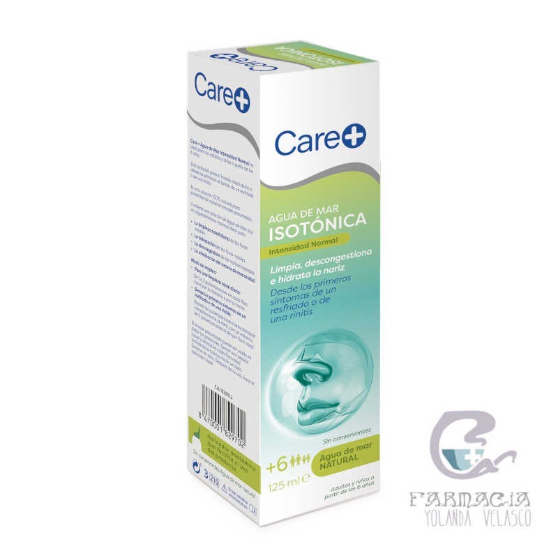 Care+ Agua de Mar Isotónica Intensidad Normal 125 ml