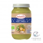Babybio Potito Guisantes Maiz y Arroz +6 Meses
