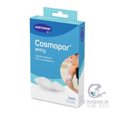 Cosmopor Entry Apósito Estéril 10 Unidades 10x6 cm