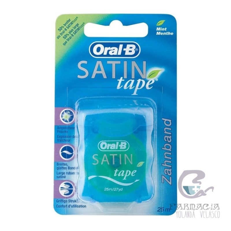 Oral B Satin Tape Fluor Cinta Dental Menta 25 m