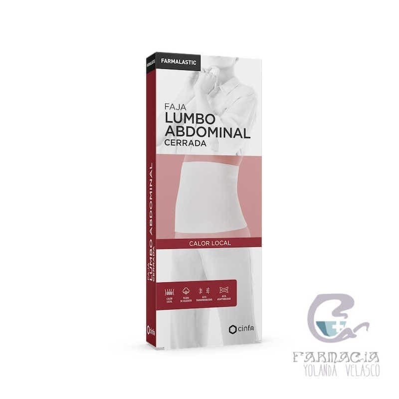 Farmalastic Faja Lumboabdominal Cerrada Talla Grande Color Blanco