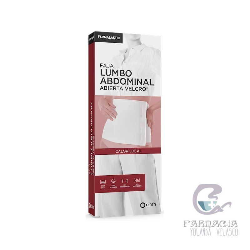 Farmalastic Faja Lumboabdominal Abierta Velcro Talla Mediana Beige