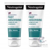 Neutrogena Fórmula Noruega Pies Crema Absorción Inmediata 2x100 ml