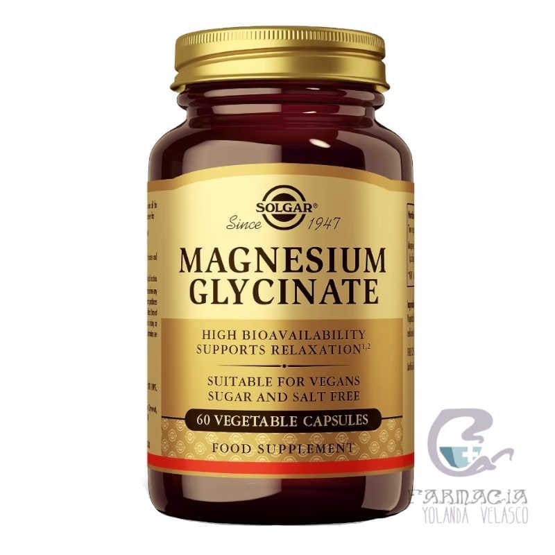 Solgar Magnesio Bisglicinato 60 Cápsulas