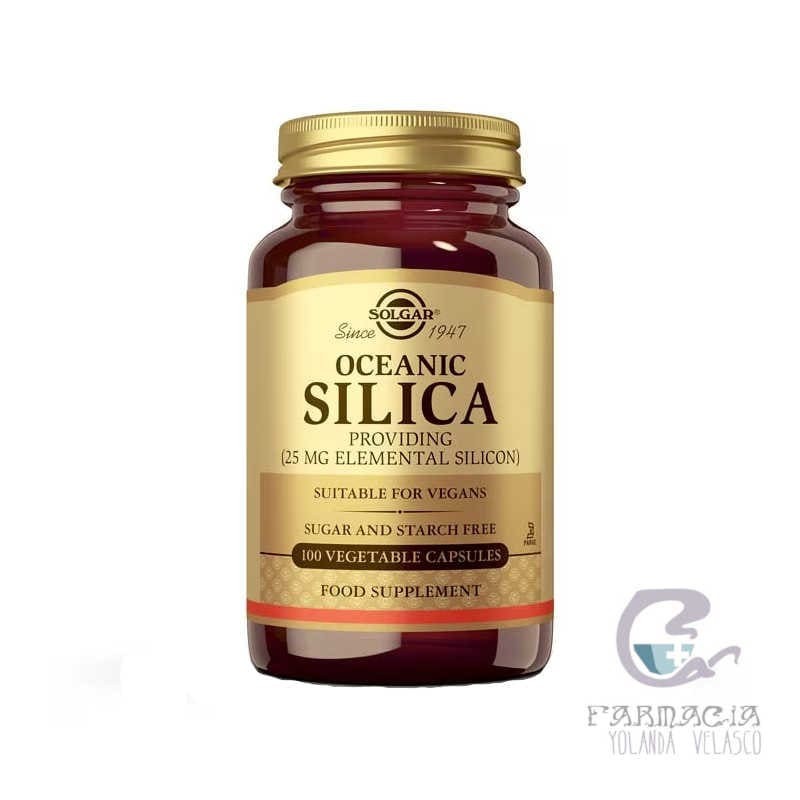 Solgar Silice Oceánico 25 mg 50 Vegicaps
