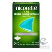 Nicorette 4 mg 30 Chicles