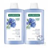 Klorane Duo Champú Fibra de Lino 2x400 ml