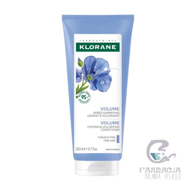 Klorane Bálsamo Después del Champú Fibras de Lino 200 ml