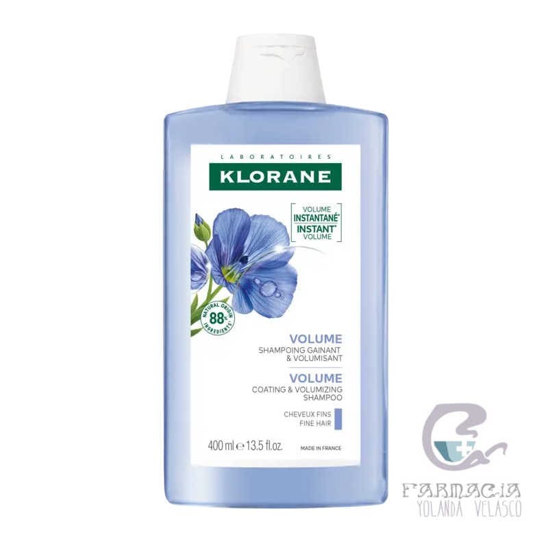 Klorane Champú Fibras de Lino 400 ml