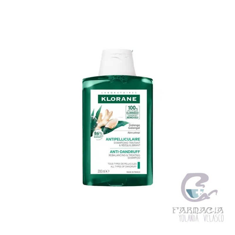 Klorane Champú Reequilibrante a la Galanga 200 ml
