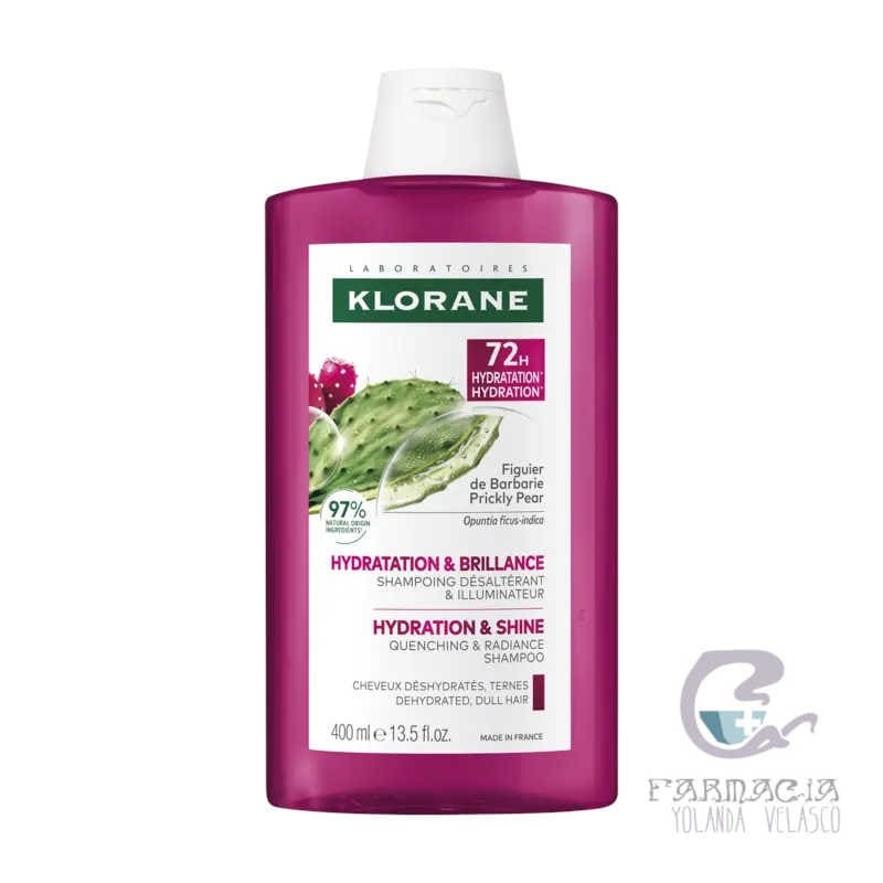 Klorane Champú Hidratante al Higo de Barbaria 400 ml