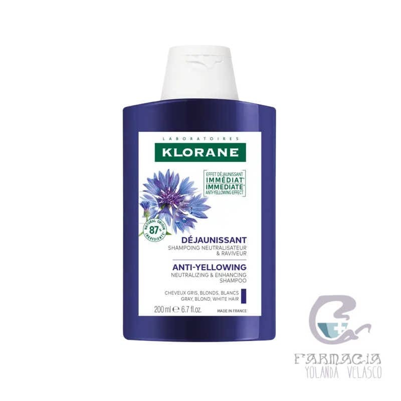Klorane Champú Reflejos Plateados a la Centaurea 200 ml