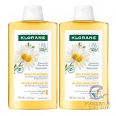 Klorane Pack Champú Camomila 2x400 ml