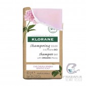 Klorane Champú Sólido a la Peonia Bio 1 Pastilla 80 gr