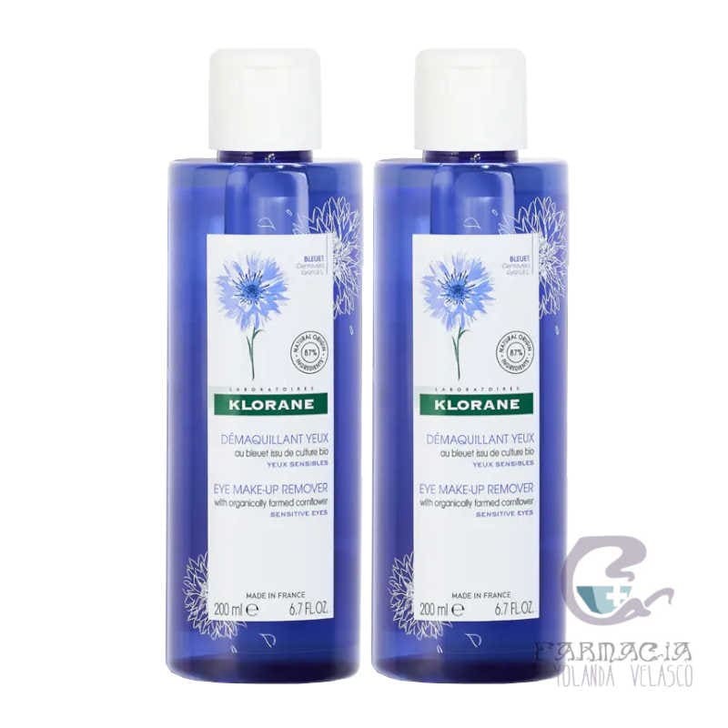 Klorane Pack Duo Desmaquillante de Ojos 2x200 ml