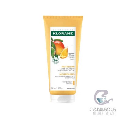 Klorane Bálsamo Desenredante Manteca de Mango 200 ml