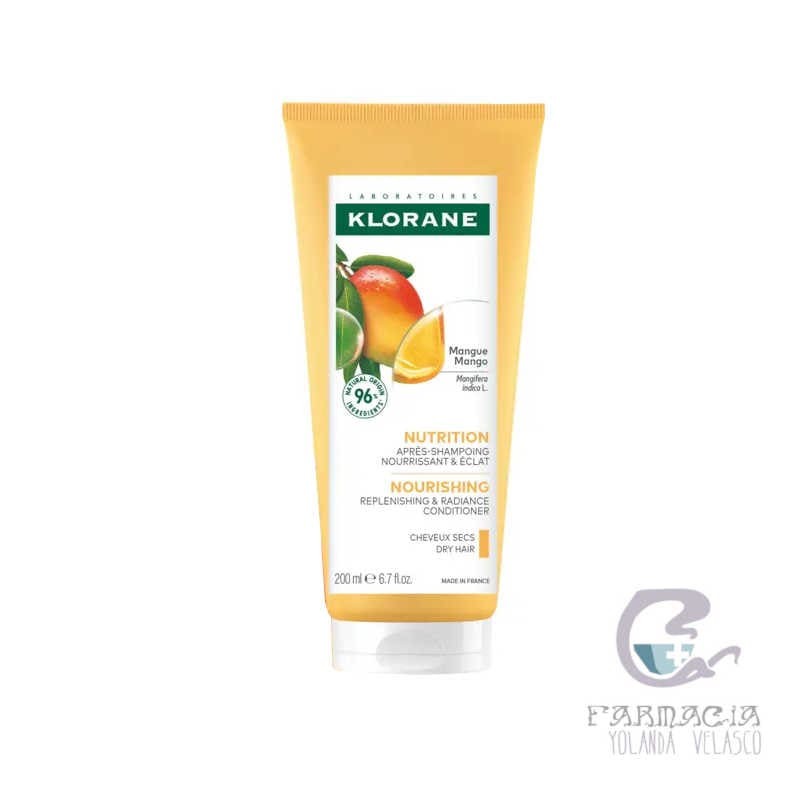 Klorane Bálsamo Desenredante Manteca de Mango 200 ml