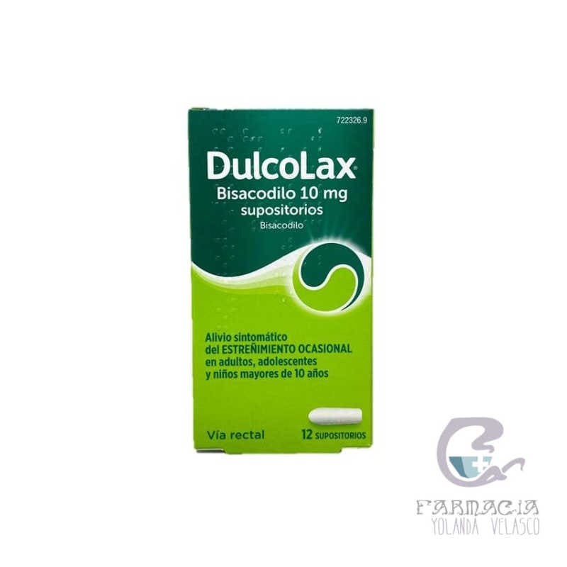 Dulcolax Bisacodilo 10 mg 12 Supositorios