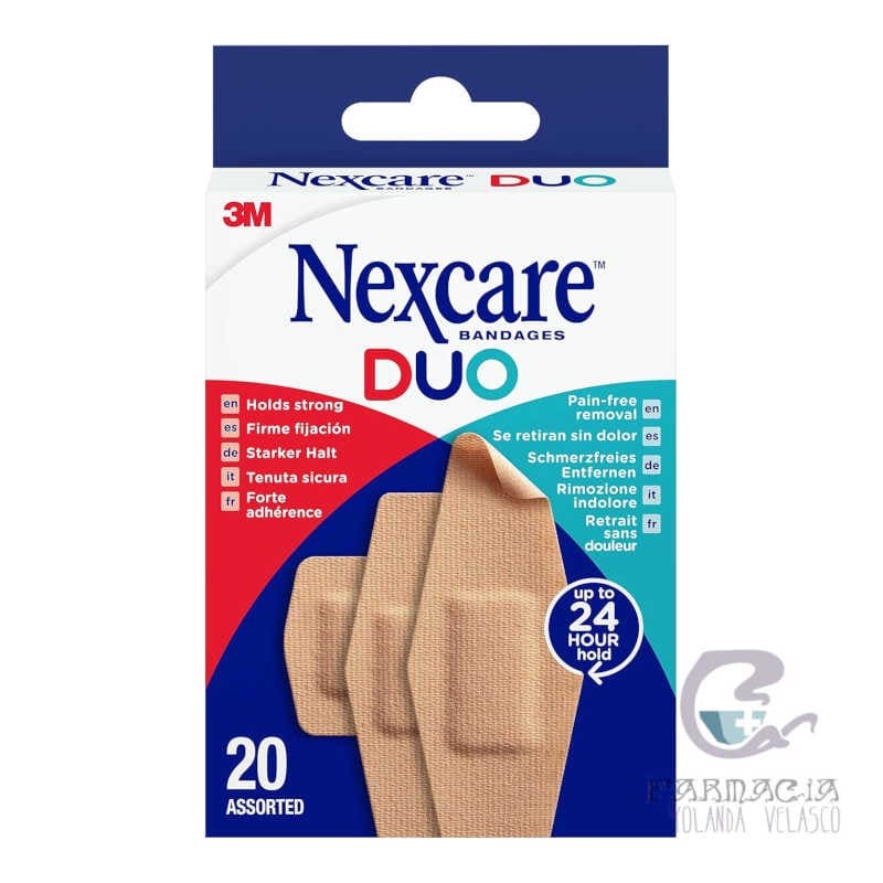 3M Nexcare Duo 20 Tiras Surtidas