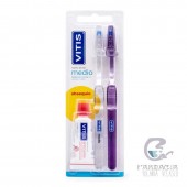 Cepillo Dental Adulto Vitis Medio Duplo