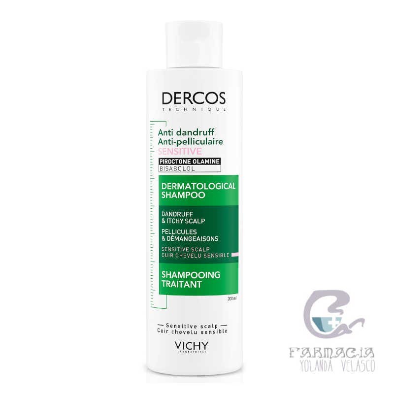 Vichy Dercos Technique Champú Anticaspa Sensible 200 ml