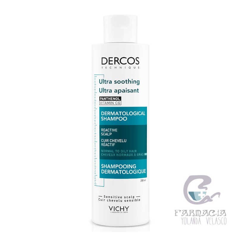 Vichy Dercos Technique Champú Ultra Calmante Cabello Normal 200 ml