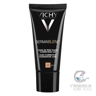 Vichy Dermablend Fondo de Maquillaje Corrector 30 ml 45 Gold