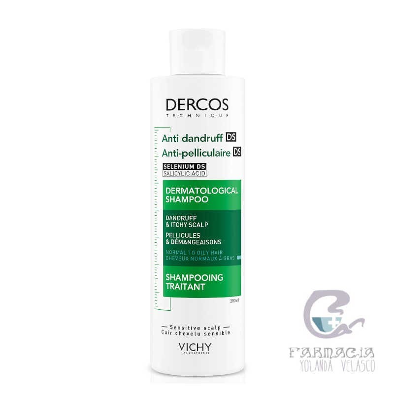 Vichy Dercos Technique Anticaspa Grasa 200 ml