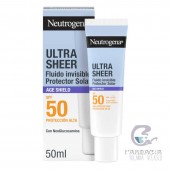 Neutrogena Ultra Sheer Fluído Invisible Anti Edad SPF50 50 ml