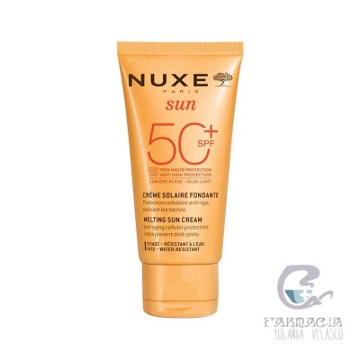 Nuxe Sun Crema Solar Fundente Rostro SPF50 1 Tubo 50 ml