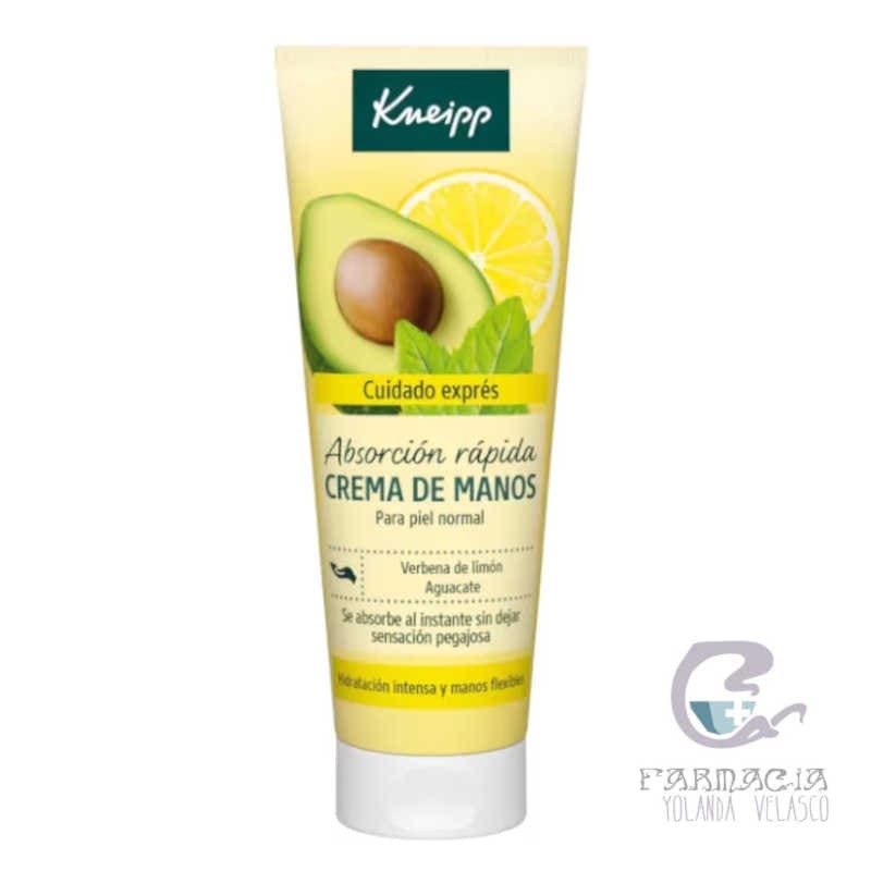 Kneipp Crema de Manos Absorción Rápida 1 Tubo 75 ml